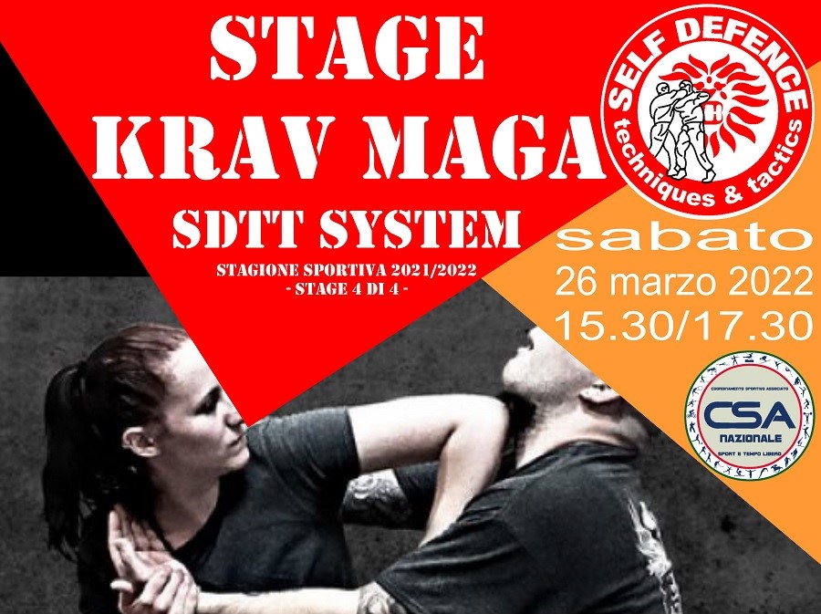 Stage Krav Maga SDTT System - 26 marzo 2022